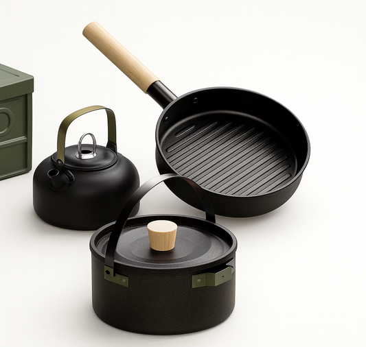 Cooking Set Out of Doors